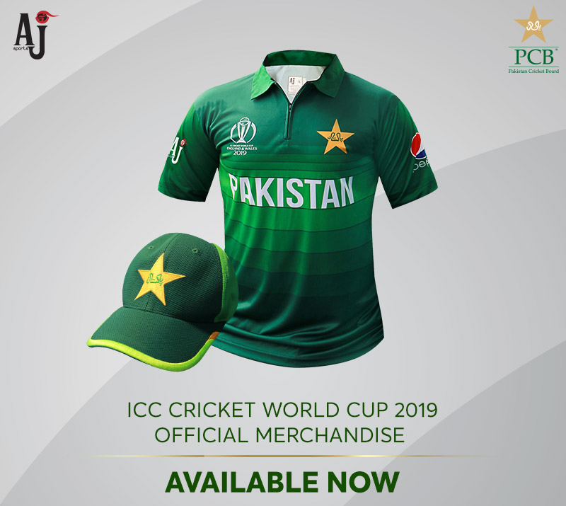 icc cricket world cup 2019 pakistan team jersey