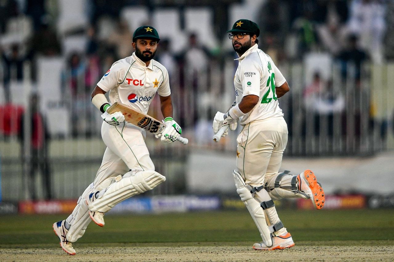 Game on in Rawalpindi as Pakistan need another 263 runs for victory