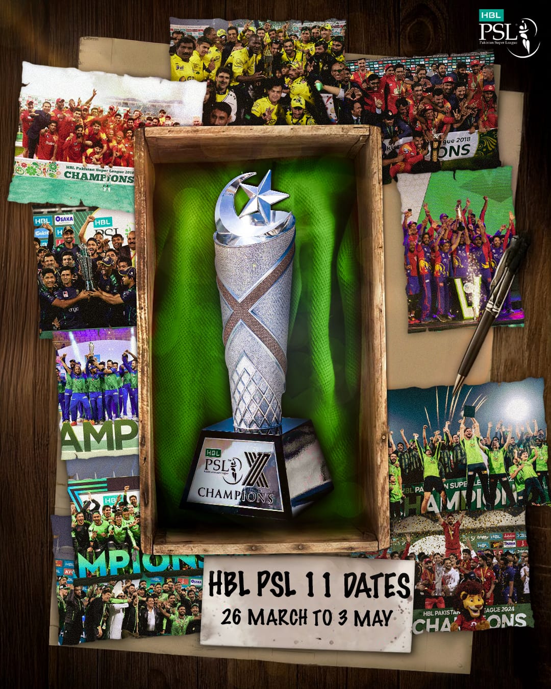 PCB Chairman announces HBL PSL 11 window