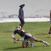 Fielding training session of NCA Emerging Players High Performance Camp (U16 2018-2019 batch) at LCC