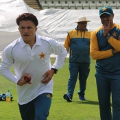 Day three of Pakistan team training session at Worcestershire