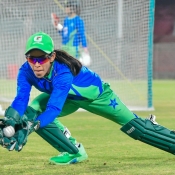 Pakistan Women team training and practice session
