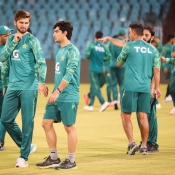 Pakistan Team Training at Gaddafi Stadium, Lahore