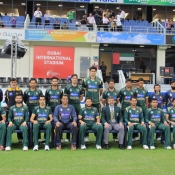 Pakistan team players and officials group photo before the start of 1st Twenty20