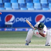 Sarfraz Ahmed ducks a short ball