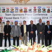 Faysal Bank T20 Cup 2014  Team Sponsors