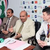 Press conference of COMSATS - LANCASTER Cricket Championship 2014