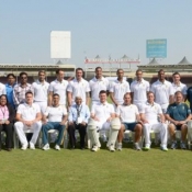 Group Picture of South Africa at Sharjah stadium