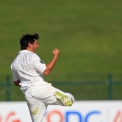 Yair Shah celebrates the wicket of Ross Taylor