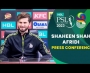 Babar, Shaheen hold pre-match media conferences in Lahore