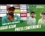 Babar Azam speaks to media at the end of Lahore Test