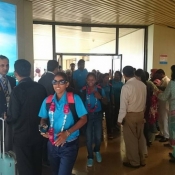 Bangladesh Women Cricket Team arrives at Jinnah International Airport