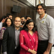 Team Pakistan attends Reception at Pakistan High Commission