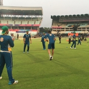 Pakistan team practice session