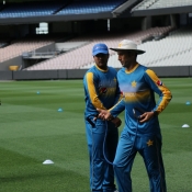 Pakistan Team Arival and Practice Session