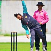 Pakistan team practice match