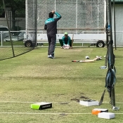 Pakistan U19 team practice session at Melbourne