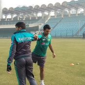 Pakistan team training session at GSL