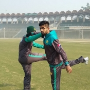 Pakistan team training session at GSL