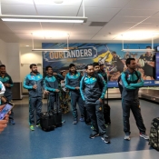 Pakistan Team received a Maori welcome at Dunedin International Airport