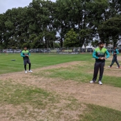 Pakistan team practice session at University of Otago Oval, Dunedin