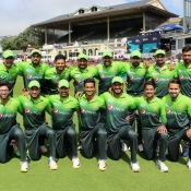 Pakistan ODI squad in New Zealand  group photo 