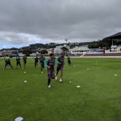 Pakistan Team practice session before T20I series at Basin Reserve, Wellington