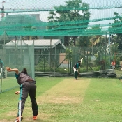Pakistan Womenâ€™s team practice session at Colombo