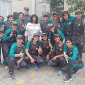 Pakistan Women team visit Cricket Live Foundation, Colombo 