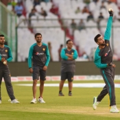 Pakistan team warm-up session ahead of 2nd T20I at NSK