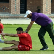 Camp for Serbia and Denmark cricket team at the NCA, Lahore