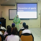 Lecture by Physiotherapist Rifat