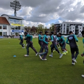 Pakistan Team practice session at St Lawrence Ground, Canterbury