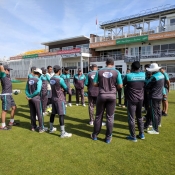 Pakistan team practice session in Leicester