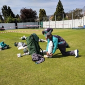 Pakistan team practice session in Leicester