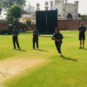 Skill work with Spinners & Fast Bowlers at NCA