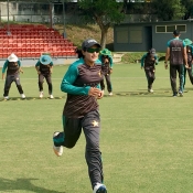 Pakistan women team practice session at Kinrara Oval Cricket Ground Kuala Lumpur