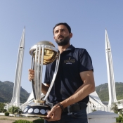 CWC Trophy Tour - Faisal Mosque, Islamabad