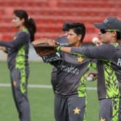 PAK women team practice session before 1st ODI