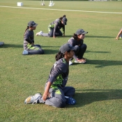 PAK women team practice session before 3rd ODI
