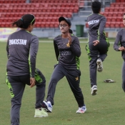 PAK women team practice session before 2nd T20I