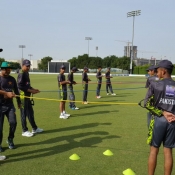 Pakistan U16 team training session at ICC Academy, Dubai