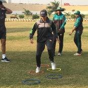 Women team fitness and training camp at National Stadium and HPC Karachi