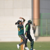 Practice match at Southend Cricket Ground DHA Karachi