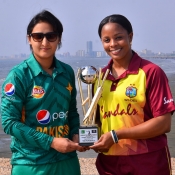 Pakistan vs Windies Women T20I series - Trophy Unveiling Ceremony
