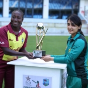 ICC Womens Championship ODIs Trophy unveiling ceremony at Dubai.