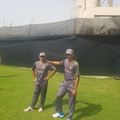 Pakistan Team practice at Sharjah