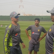 Pakistan Team Practice at AbuDhabi Stadium
