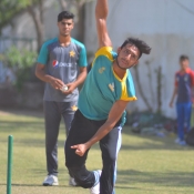 Pakistan U19 team Practice session at NSK