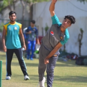 Pakistan U19 team Practice session at NSK